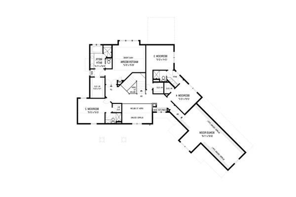Upper Level Floorplan image of Aspen Grove House Plan